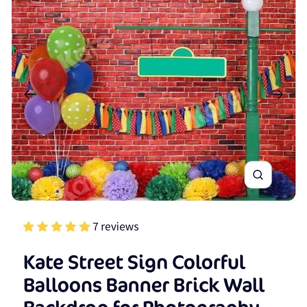 Kate backdrop Sesame Street